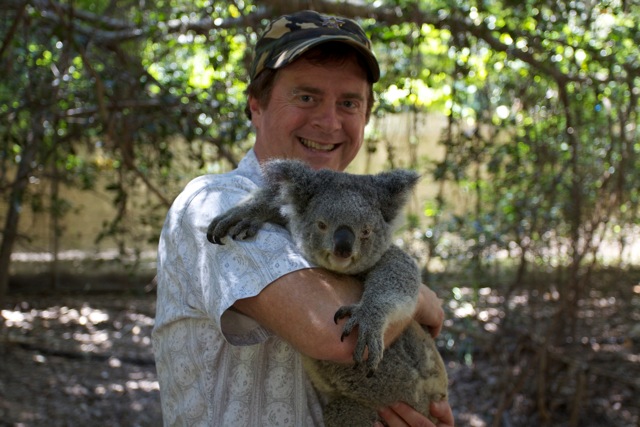 Peter and a Koala, 2012
